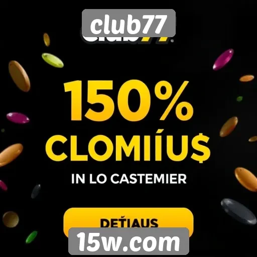 Promoções e bônus atraentes do Club77